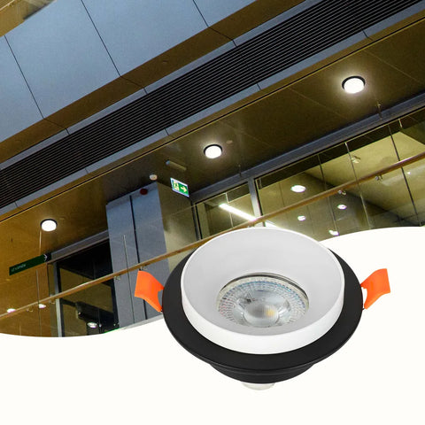 Glare Guard Fixed Recessed GU10 Downlight