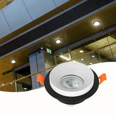 Glare Guard Fixed Recessed GU10 Downlight