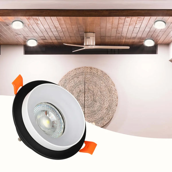 Glare Guard Fixed Recessed GU10 Downlight
