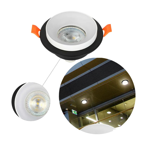 Glare Guard Fixed Recessed GU10 Downlight