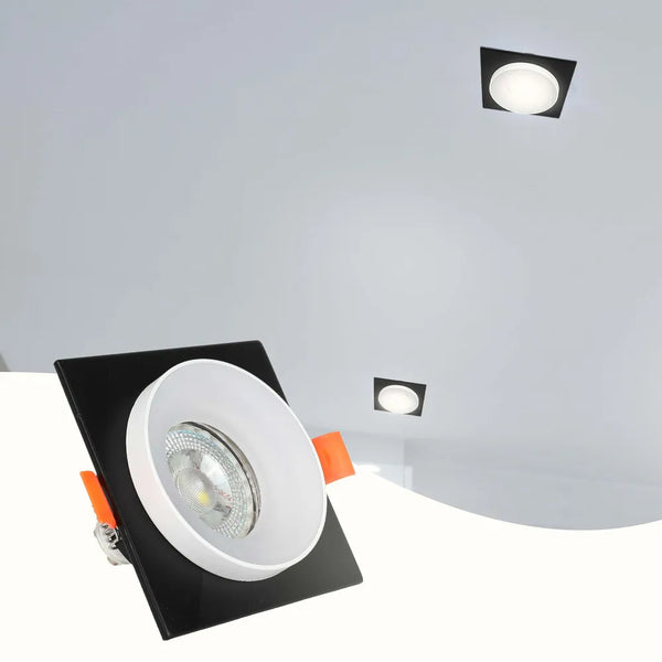 Glare Guard Fixed Recessed GU10 Downlight