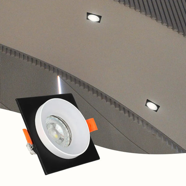 Glare Guard Fixed Recessed GU10 Downlight