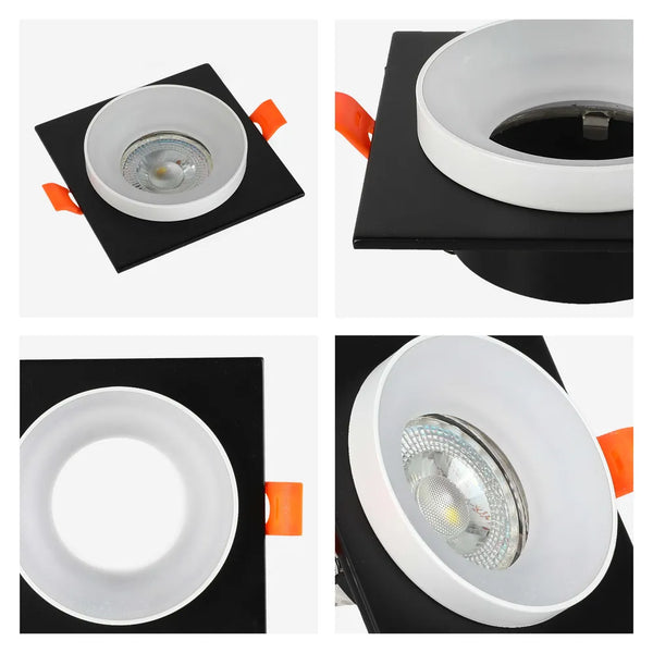 Glare Guard Fixed Recessed GU10 Downlight