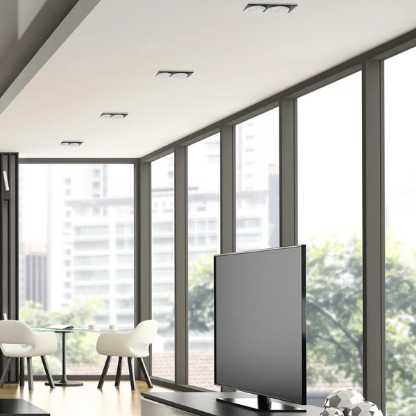 Glare Guard Fixed Recessed GU10 Downlight