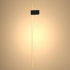 Aurora Slimline LED Wall Light – Modern Minimalist Dimmable Wall Sconce in Black & Gold