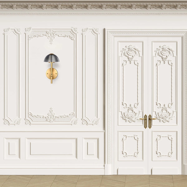 Mushroom Glass Wall Light – Integrated 5W LED, 3CCT Switchable