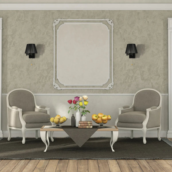 Metal Swing Arm Frustum Wall Light with Pull Down Switch