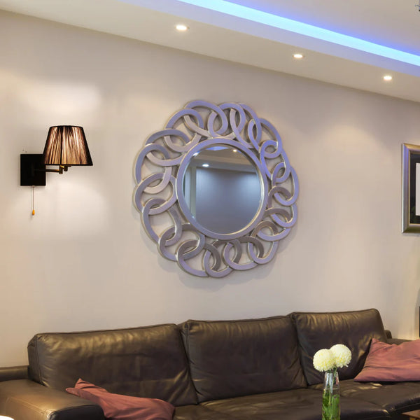 Metal Swing Arm Frustum Wall Light with Pull Down Switch
