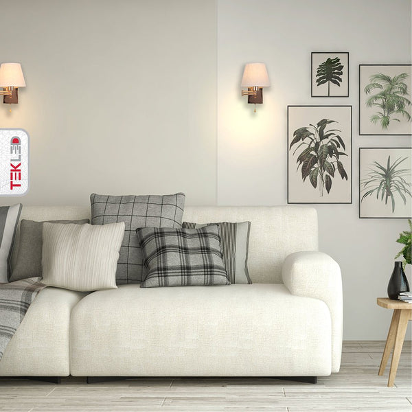 Metal Swing Arm Frustum Wall Light with Pull Down Switch