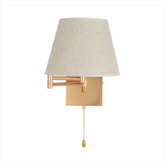 Metal Swing Arm Frustum Wall Light with Pull Down Switch