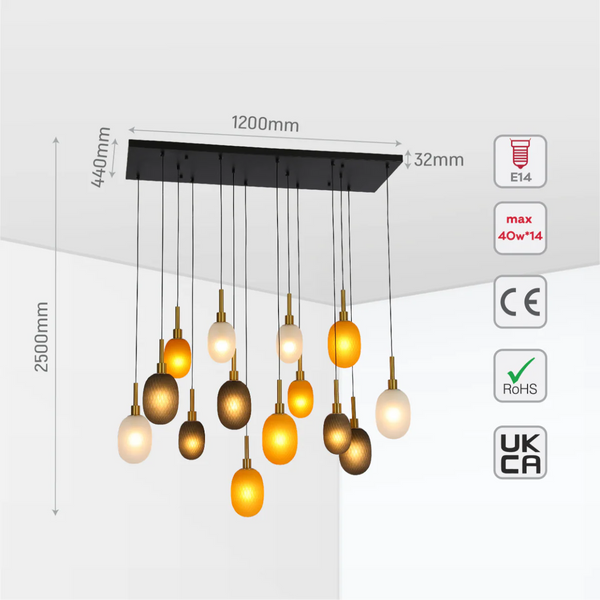 Grand Space Multi-Pendant Ceiling Light