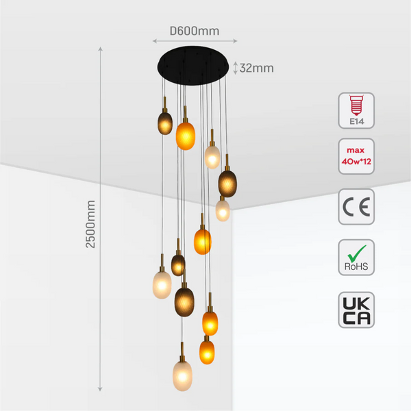 Grand Space Multi-Pendant Ceiling Light