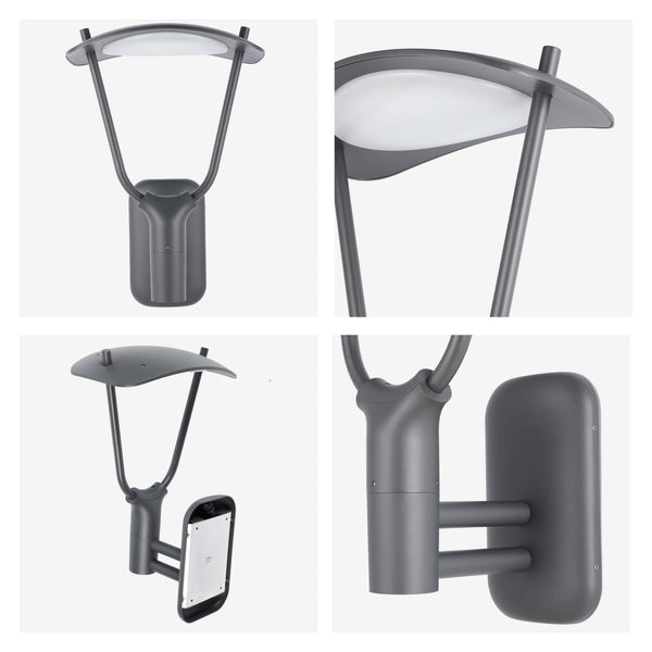 Grey Modern Outdoor Wall Light IP65