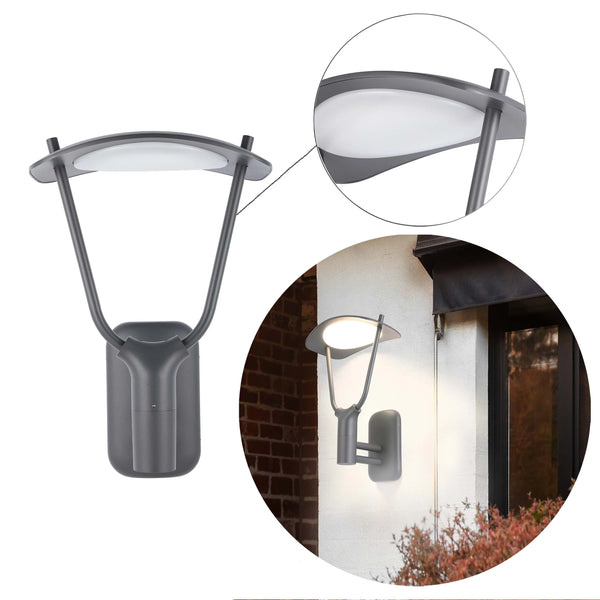 Grey Modern Outdoor Wall Light IP65