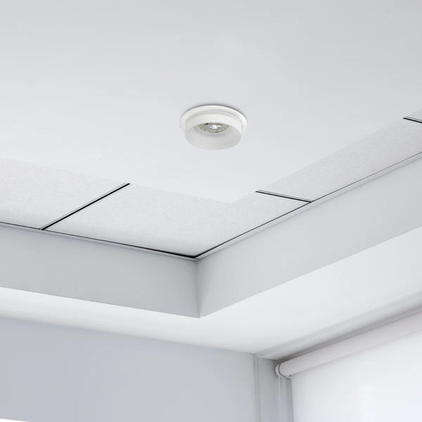 GU10 Recessed Aluminium Downlight - Dual-Tone Acrylic with Colour Matched Trim