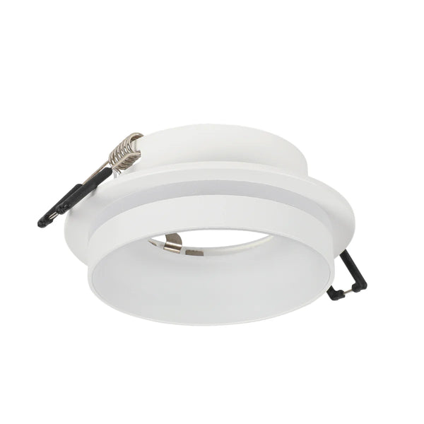 GU10 Recessed Aluminium Downlight - Dual-Tone Acrylic with Colour Matched Trim