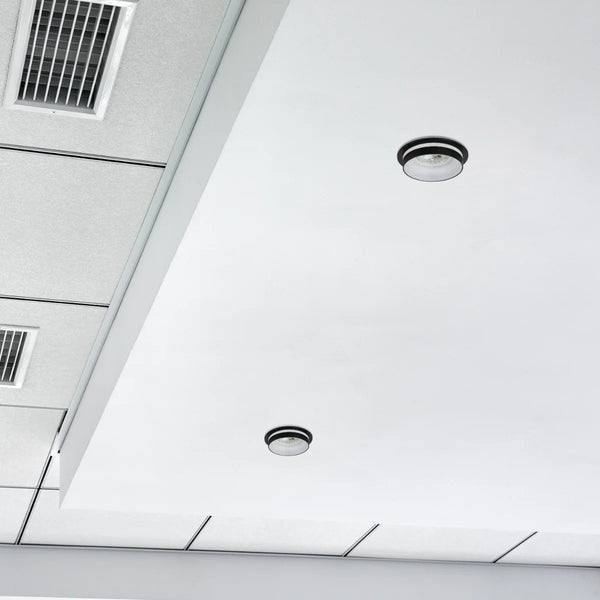 GU10 Recessed Aluminium Downlight - Dual-Tone Acrylic with Colour Matched Trim