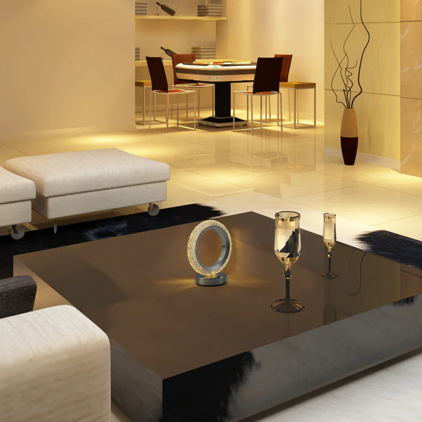 Halo Glow Ring LED Table Lamp | Bedside Lamp