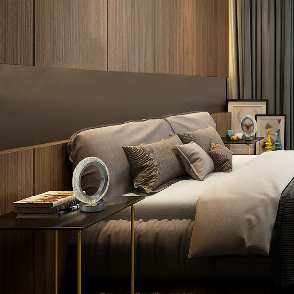 Halo Glow Ring LED Table Lamp | Bedside Lamp