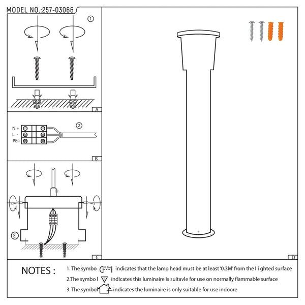 HaloGlow LED Bollard Light 12W Warm White