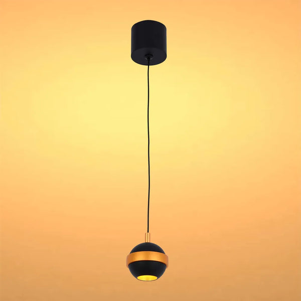 Helios LED Pendant Downlight with Gold Accent 3W Warm White