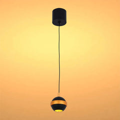 Helios LED Pendant Downlight with Gold Accent 3W Warm White