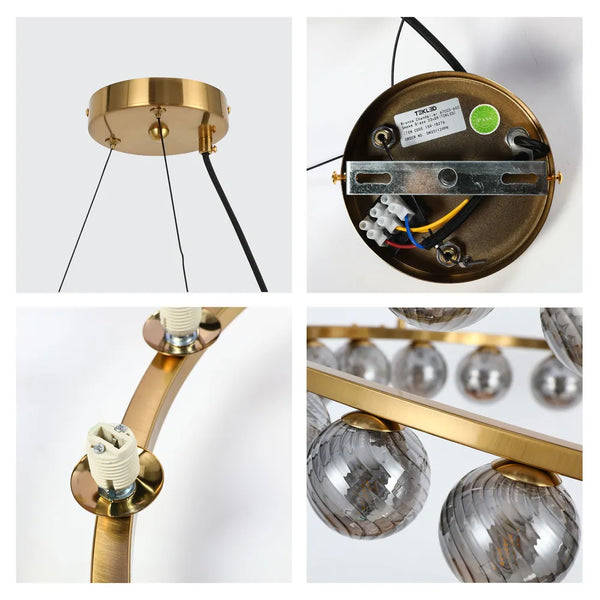 Helix Glow Pendant Chandelier