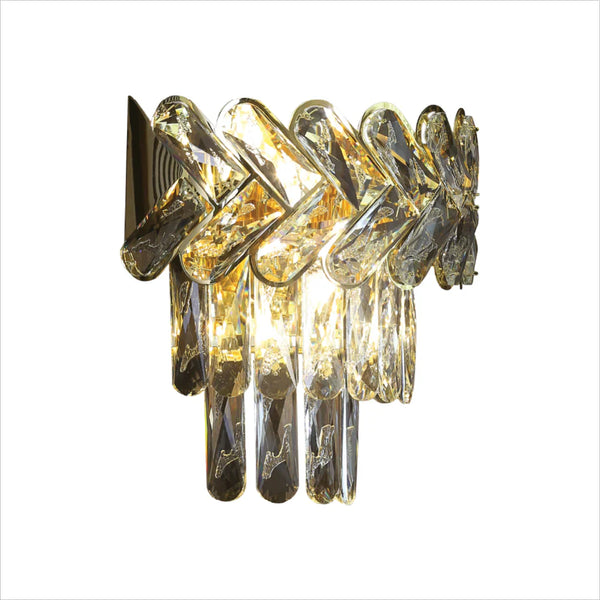 Herringbone Crystal Chandelier Wall Light
