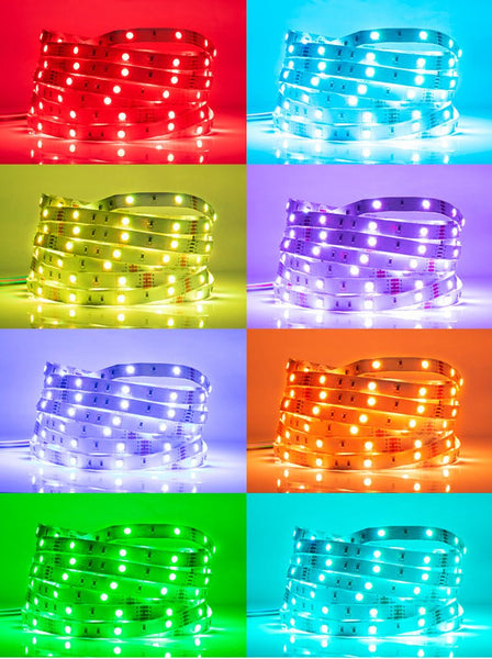 Holiday RGB LED Strip Light IP20 with Remote Controller
