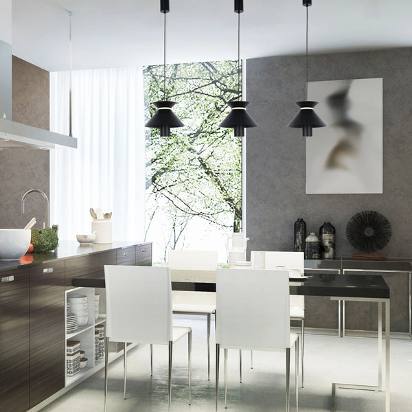 Hourglass Pendant Light - 7W LED, 4000K Cool White, IP20