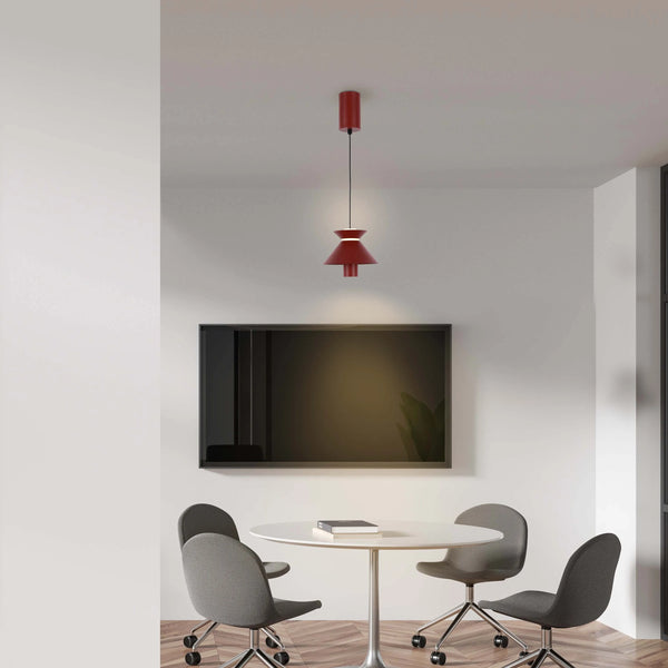 Hourglass Pendant Light - 7W LED, 4000K Cool White, IP20