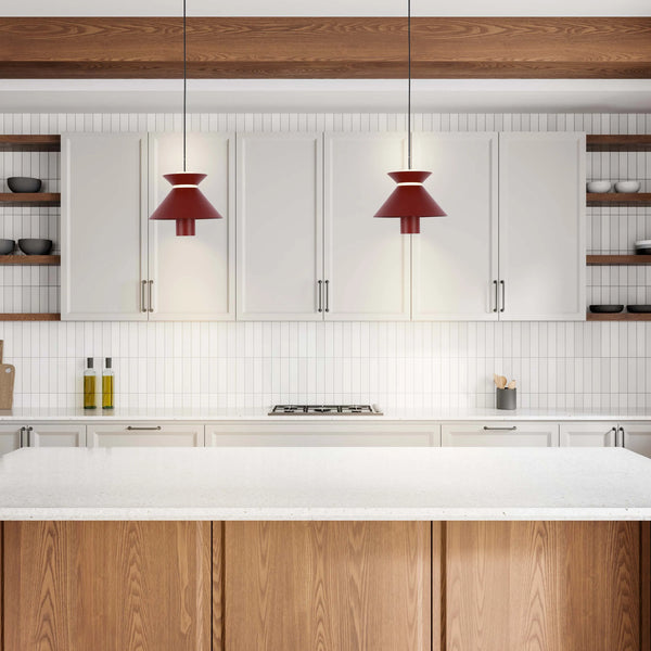 Hourglass Pendant Light - 7W LED, 4000K Cool White, IP20