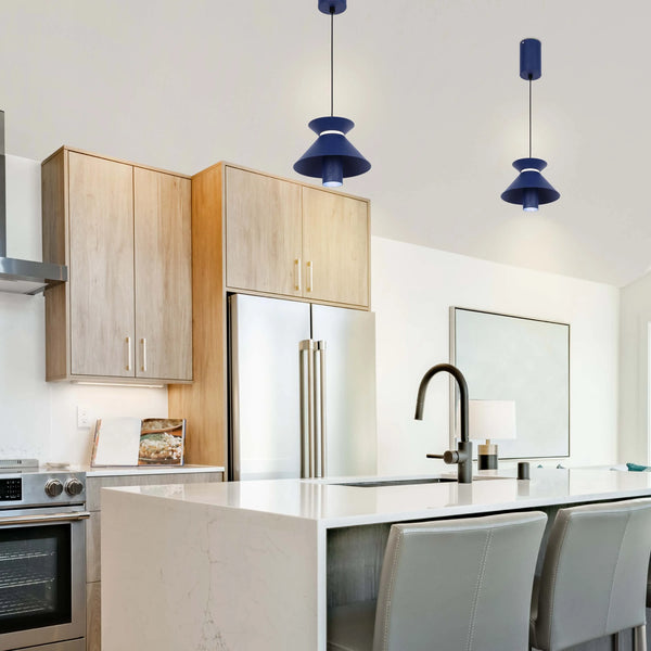 Hourglass Pendant Light - 7W LED, 4000K Cool White, IP20