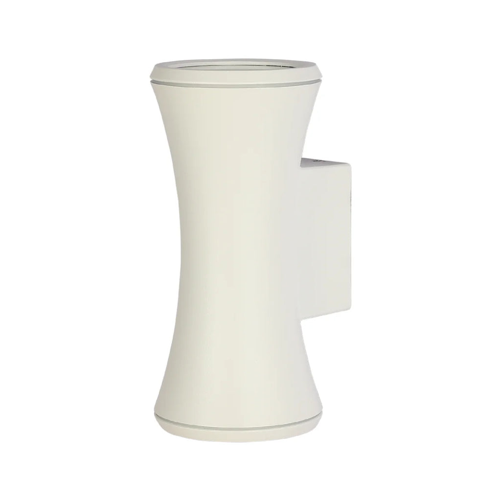 Hourglass Up Down Aluminium Outdoor Wall Light GU10