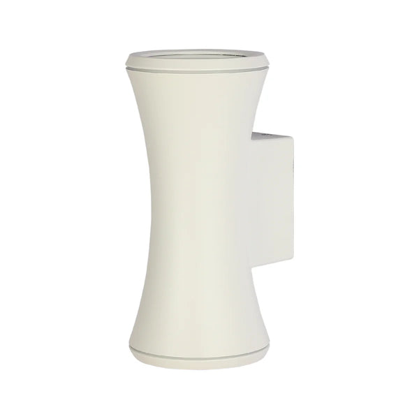 Hourglass Up Down Aluminium Outdoor Wall Light GU10