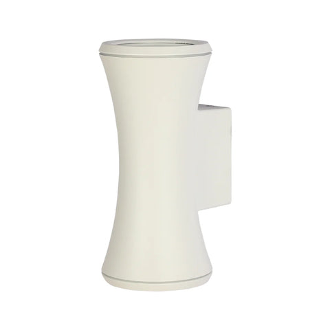 Hourglass Up Down Aluminium Outdoor Wall Light GU10