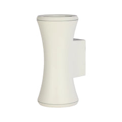 Hourglass Up Down Aluminium Outdoor Wall Light GU10