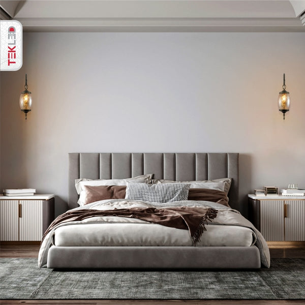 Amber Glass Antique Bronze Metal Body Moroccan Style Wall Lamp E27 Fitting