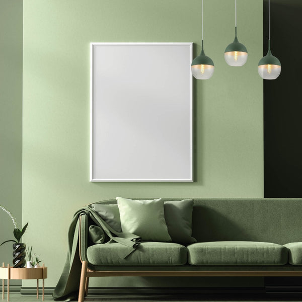Macaron Salmon Pink-Olive Green-Mustard Yellow Dome Glass Pendant Ceiling Light E27 Fitting