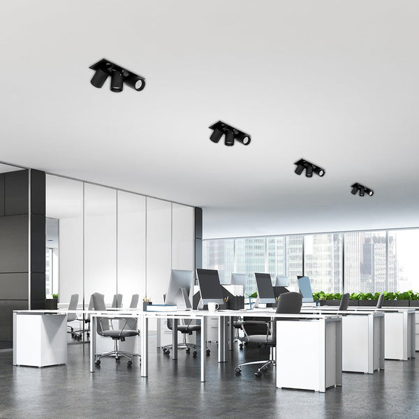 Telescopic Swivel Tilt Adjustable Retractable In-Out LED Rectangle Downlight