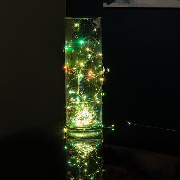 Aries RGB Micro-LED String Fairy Light with Power Adaptor & Remote Control