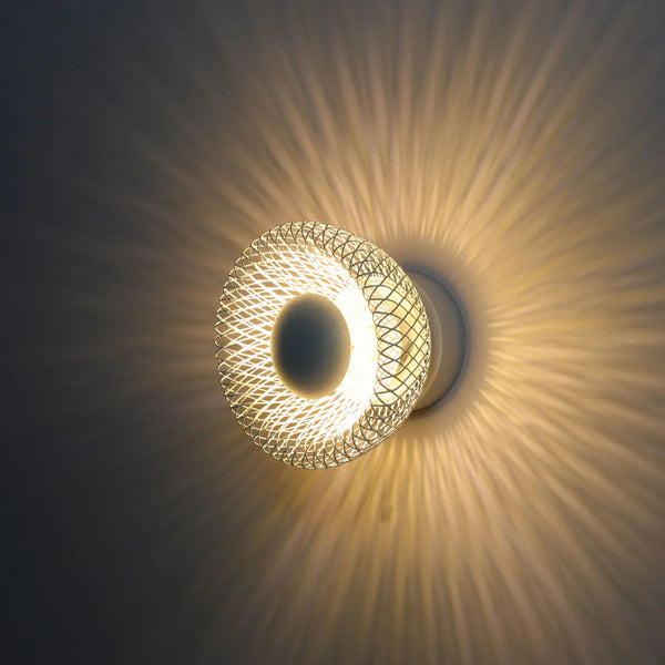 Industrial Chic Halo Wall Sconce Light