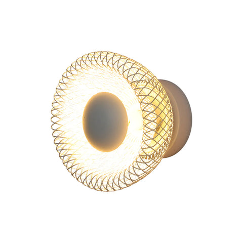 Industrial Chic Halo Wall Sconce Light