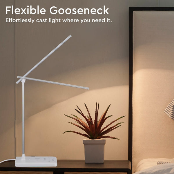 Dingo Desk Light Dimmable and Colour Modes with Wireless Phone Charger