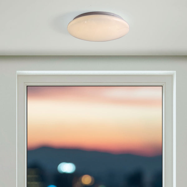 Moonlight Flush Ceiling Light 24W 1920LM IP20 non-yellowing PMMA Cover