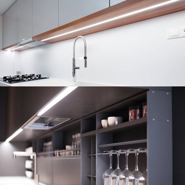 18W 2ftLED Surface Mounted Linear Fitting 6500K Cool Daylight IP20 60cm