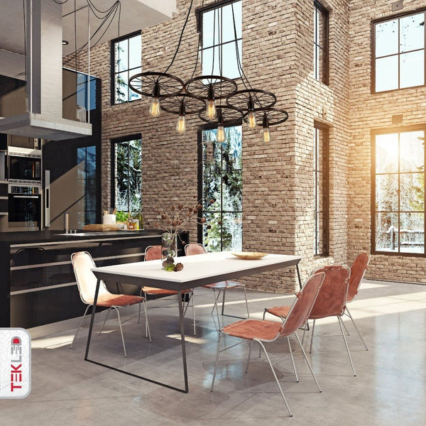 Vintage Industrial Wagon Wheel Chandelier Pendant Ceiling Light E27