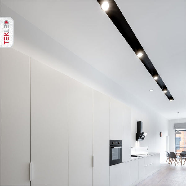 Low Glare Diecast Aluminium Fixed Downlight GU10 Fitting