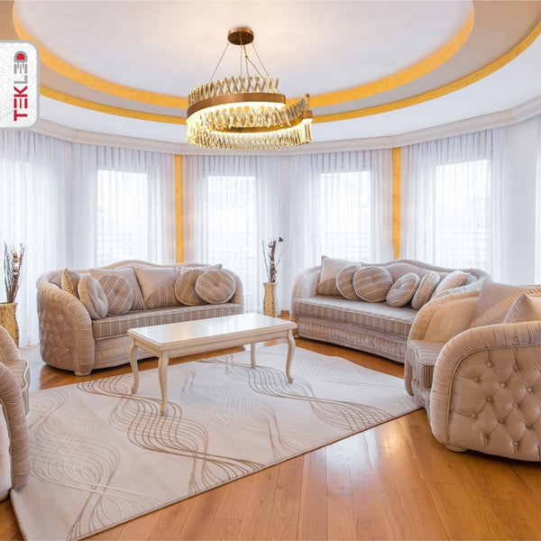 Brushed Bronze Metal Crystal Built-in LED Modern Contemporary Glam Kitchen Island Chandelier Ceiling Light