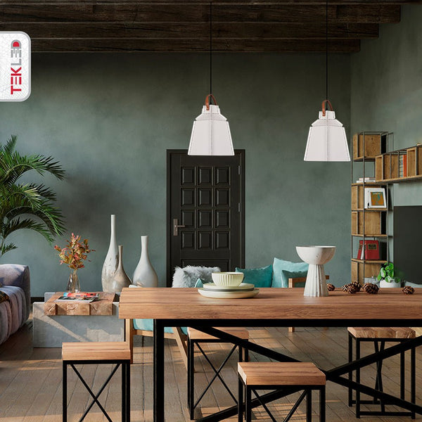 Esagono Mini Metal Pendant Ceiling Light E27 D285 mm